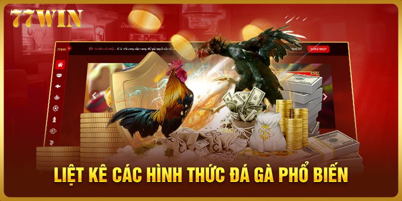 Liệt kê các hình thức đá gà phổ biến